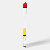 モンドリアンレトロサークルミニマリストデスティールモダンアート Case-Mate iPhoneケース (裏面 / 右)