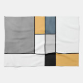 モンドリアン刺激 キッチンタオル (横)