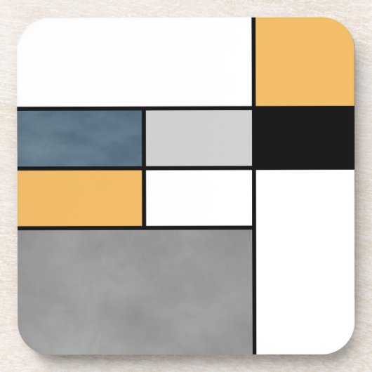 モンドリアン刺激 コースター (正面)