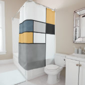 モンドリアン刺激 シャワーカーテン (インサイチュ)