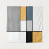 モンドリアン刺激 タペストリー (正面(横))