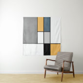 モンドリアン刺激 タペストリー (インサイチュ(横))