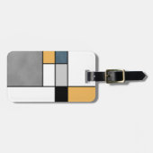 モンドリアン刺激 ラゲッジタグ (正面横)