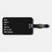 モンドリアン刺激 ラゲッジタグ (裏面横)