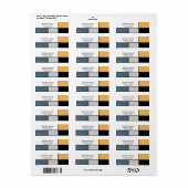 モンドリアン刺激 ラベル (フルシート)