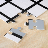 モンドリアン幾何学的ミニマリスト組成モダン ジグソーパズル (側面)