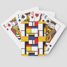 モンドリアン幾何学的ミニマリスト組成モダン