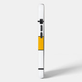 モンドリアン幾何学的ミニマリスト組成モダン Case-Mate iPhoneケース (裏面 / 左)