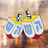 モンドリアン水玉模様ドリデルス ウィンドウサイン (シート2)