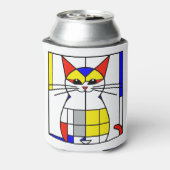 モンドリアン猫 缶クーラー (缶裏面)