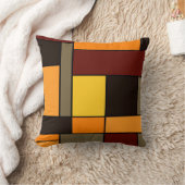 モンドリアン秋 クッション (ブランケット)