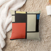 モンドリアン組成モダン抽象芸術絵画芸術 クッション (ブランケット)