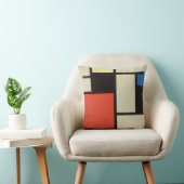 モンドリアン組成モダン抽象芸術絵画芸術 クッション (椅子)