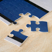 モンドリアン組成物レッドイエローブルーブラック ジグソーパズル (側面)