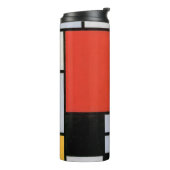 モンドリアン組成物レッドイエローブルーブラック タンブラー (回転左)