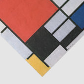 モンドリアン組成物レッドイエローブルーブラック 薄葉紙 (詳細)