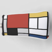 モンドリアン絵画ズレッド飛行機イエローブラックグレーブルー