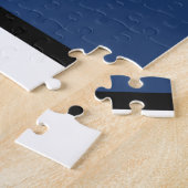 モンドリアン絵画ズレッド飛行機イエローブラックグレーブルー ジグソーパズル (側面)