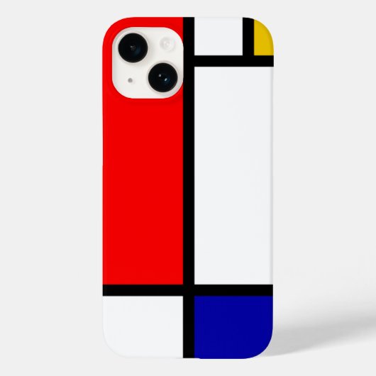 モンドリアン1 Case-Mate iPhoneケース (裏面)
