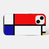 モンドリアン1 iPhoneケース (裏面横)