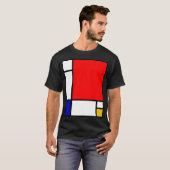 モンドリアン1 Tシャツ (正面フル)