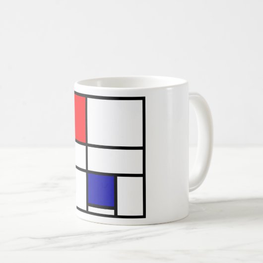 モンドリアン3 コーヒーマグカップ (正面右)