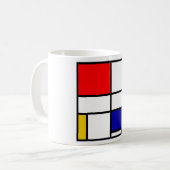 モンドリアン3 コーヒーマグカップ (正面左)