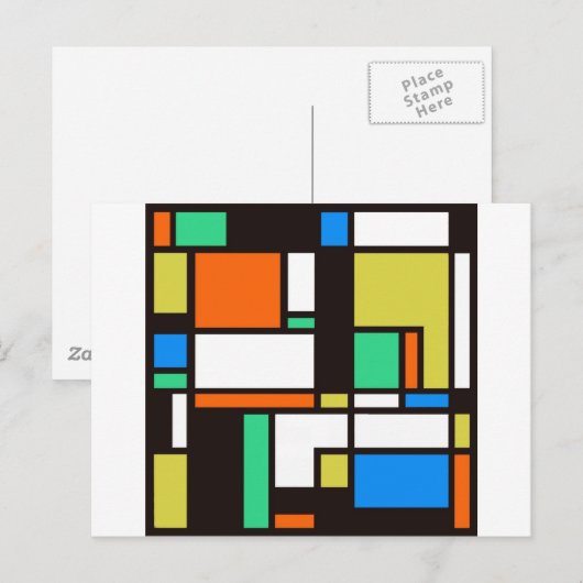 モンドリアン3 ポストカード (正面/裏面)