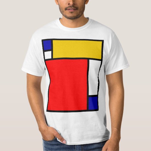 モンドリアン4 Tシャツ (正面)
