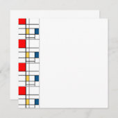 モンドリアン インビテーション (正面/裏面)