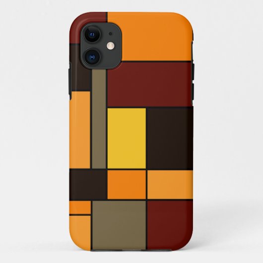 モンドリアン・オータム Case-Mate iPhoneケース (裏面)