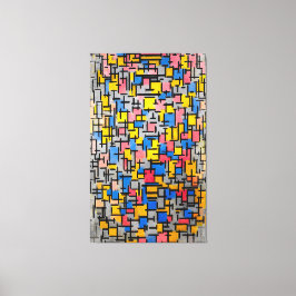 モンドリアン – コンポジション（コンポジション） - 1916 - キャンバスプリント