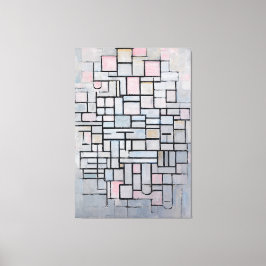モンドリアン – コンポジションNo. IVコンポジション6 - 1914 キャンバスプリント