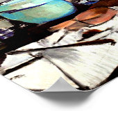 モンドリアン – ジンガーポットを使った静物詩 ポスター (角)