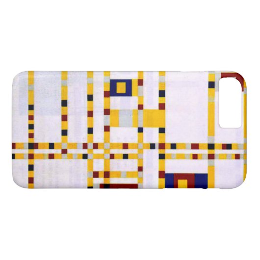 モンドリアン-ブロードウェイブギーウギー Case-Mate iPhoneケース (裏面(横))