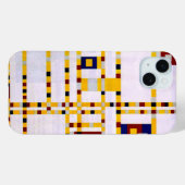 モンドリアン - ブロードウェイ・ブギウギ Case-Mate iPhoneケース (裏面 (横))