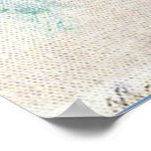 モンドリアン – ホワイトアイリス ポスター (角)