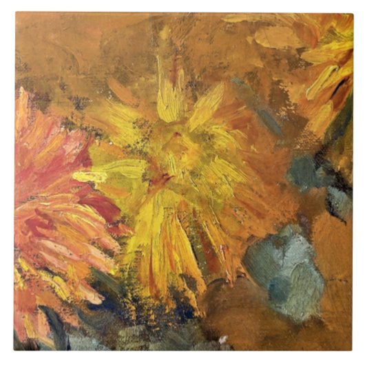 モンドリアン – 三菊 タイル (正面)