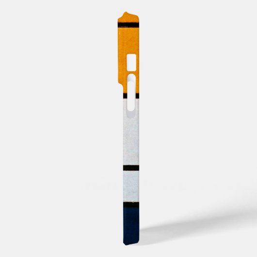 モンドリアン – 大きな赤の飛行機を持つコンポジション Case-Mate iPhoneケース (裏面 / 左)