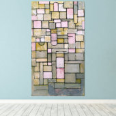 モンドリアン – 構図No. III構図8 - 1914 キャンバスプリント (インサイチュ (ウッドフロア))