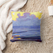 モンドリアン – 海、アートワーク人気がある クッション (ブランケット)