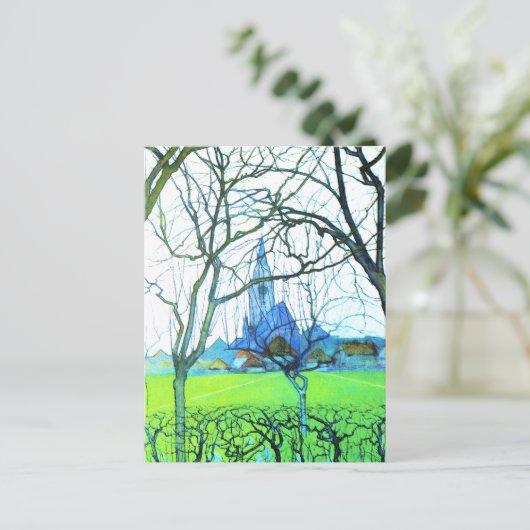 モンドリアン – 聖ヤコブ教会バイピエトモンドリアン ポストカード (スタンド正面)