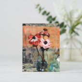 モンドリアン – 花瓶の中のアネモネス、 カード (スタンド正面)