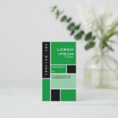 モンドリアン – 草の緑 名刺 (スタンド正面)