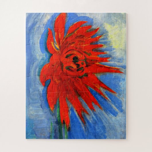 モンドリアン – 赤キク ジグソーパズル (縦)