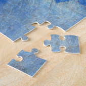 モンドリアン – 赤キク ジグソーパズル (側面)