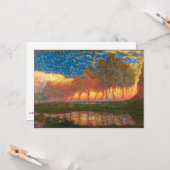 モンドリアン- 11のポプラの並木 カード (正面/裏面インサイチュ)