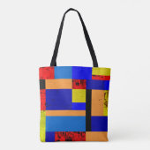 モンドリアン#3 トートバッグ (裏面)