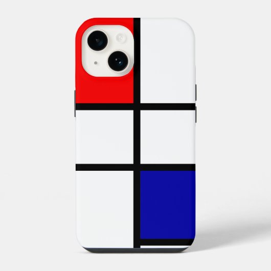 モンドリアン 3 iPhoneケース (裏面)