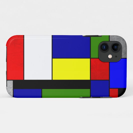 モンドリアン#4 Case-Mate iPhoneケース (裏面(横))